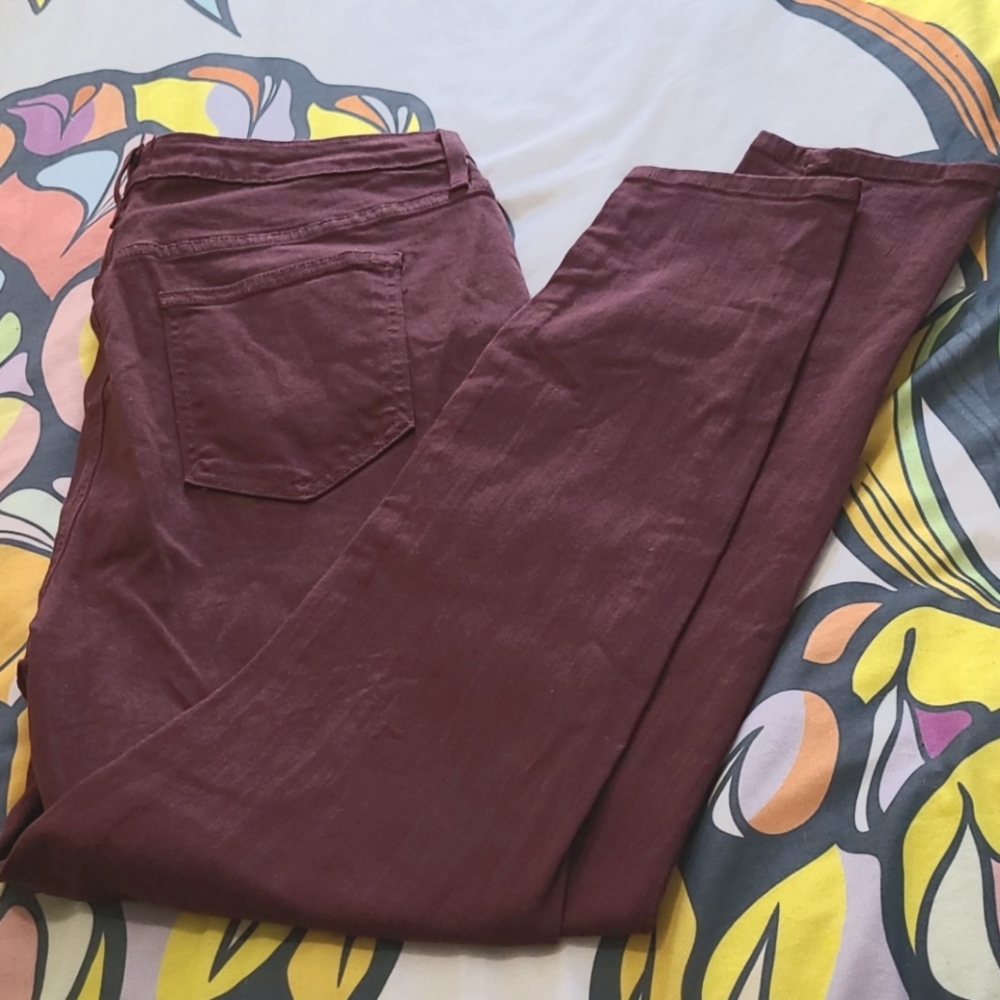 Burgundy Ada Skinny Jeans